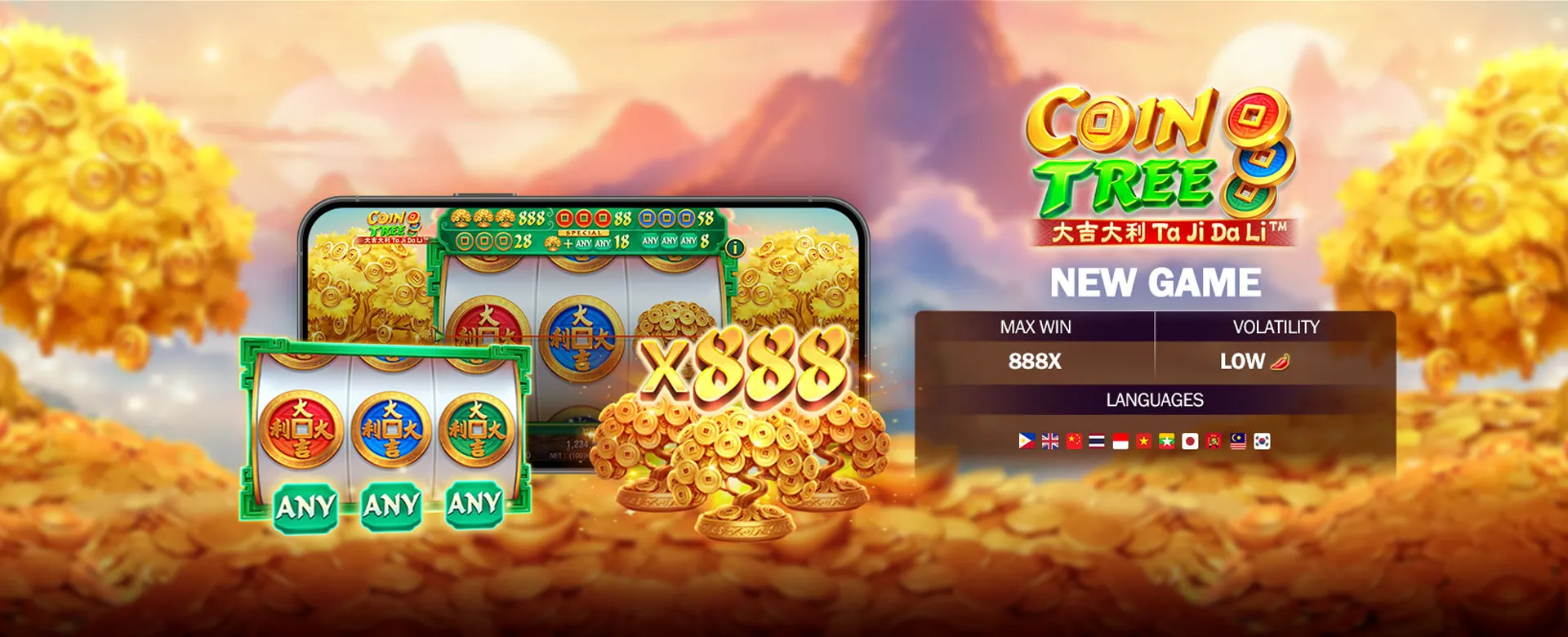 ph365 Promotions Banner with Golden Theme